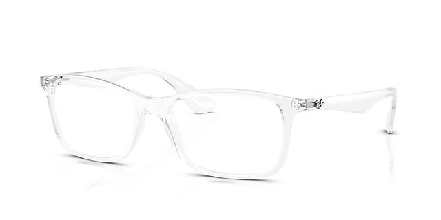 RB7047 Transparant KunststofEyeglass Frames van B24, Hoekweergave