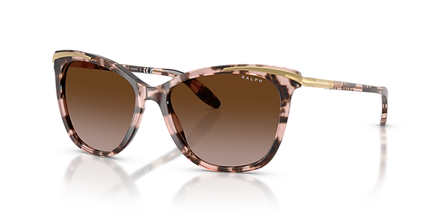 RA5203 Pink Tortoise AcetatSunglass Frames von B24, Dreiviertelansicht