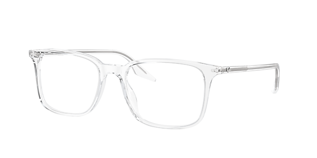 RB5421 Transparant AcetaatEyeglass Frames van B24, Hoekweergave