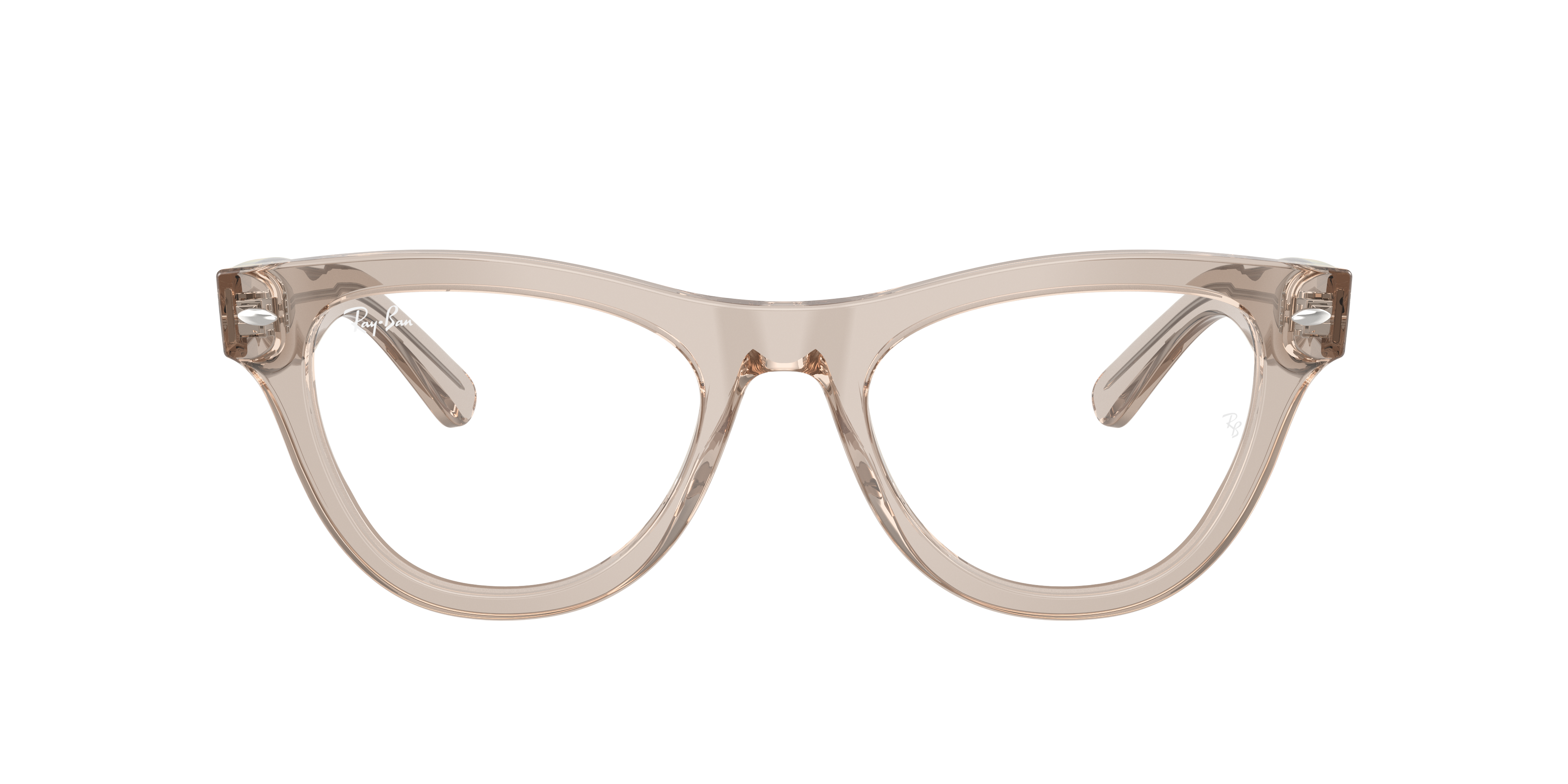 Ray-Ban 8056262489215 Hellbraun Transparent/black/transparent Light Brown, Size: Durchschnittlich
