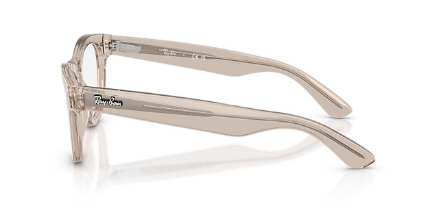 Skyler Optics Hellbraun transparent AcetatEyeglass Frames von B24, Seitenansicht