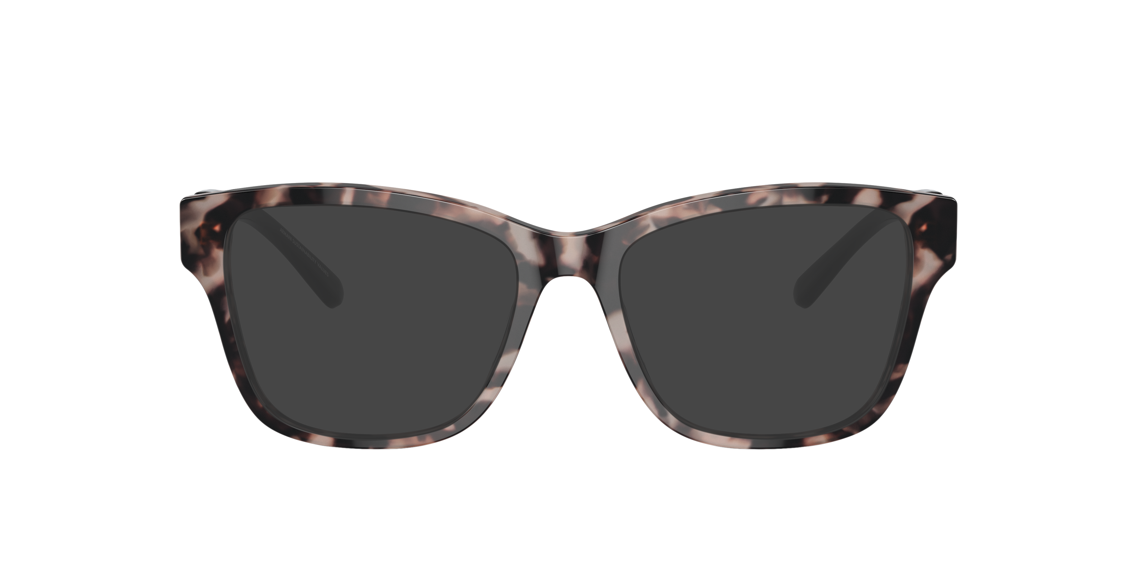 EA3222U Glanzend Roze Havana AcetaatEyeglass Frames van B24, met getinte lenzen