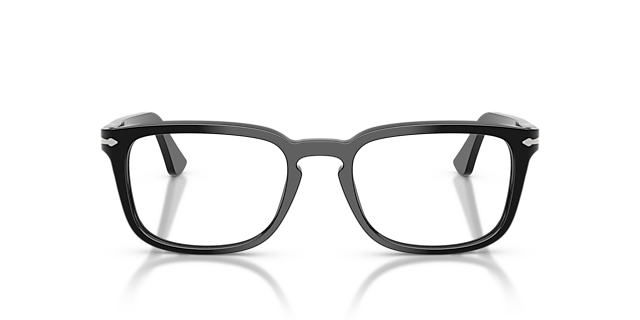 PO3382V Schwarz AcetatEyeglass Frames von B24, Vorderansicht