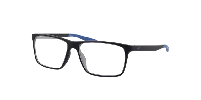 Nike 7116 Matt Grau KunststoffEyeglass Frames von B24, Dreiviertelansicht