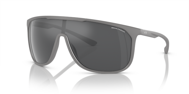 AX4137SU Matt Grau KunststoffSunglass Frames von B24, Dreiviertelansicht