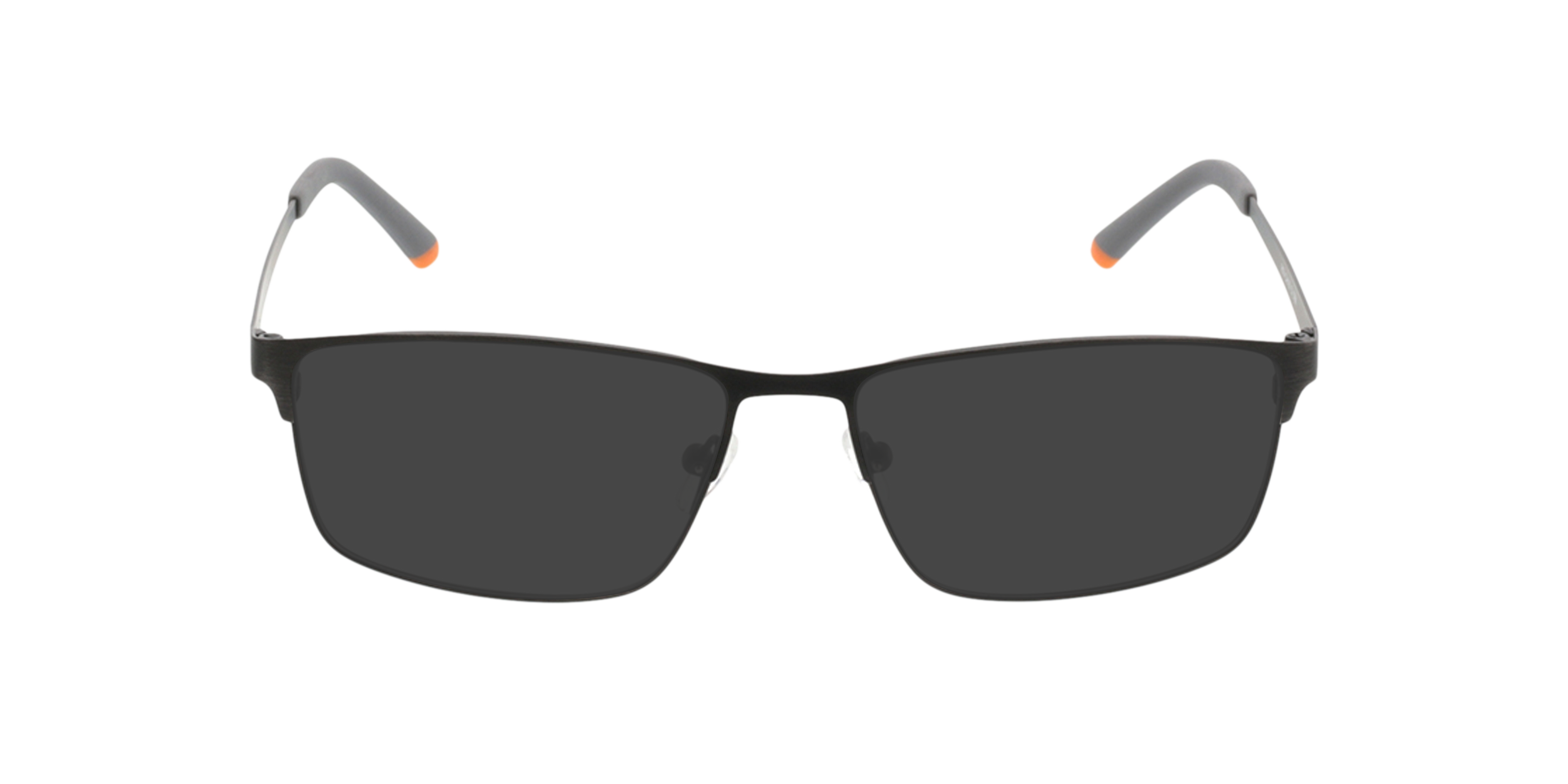 Turin Zwart MetaalEyeglass Frames van B24, met getinte lenzen