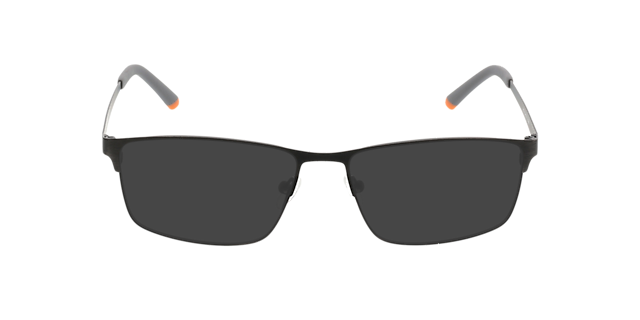 Turin Zwart MetaalEyeglass Frames van B24, met getinte lenzen