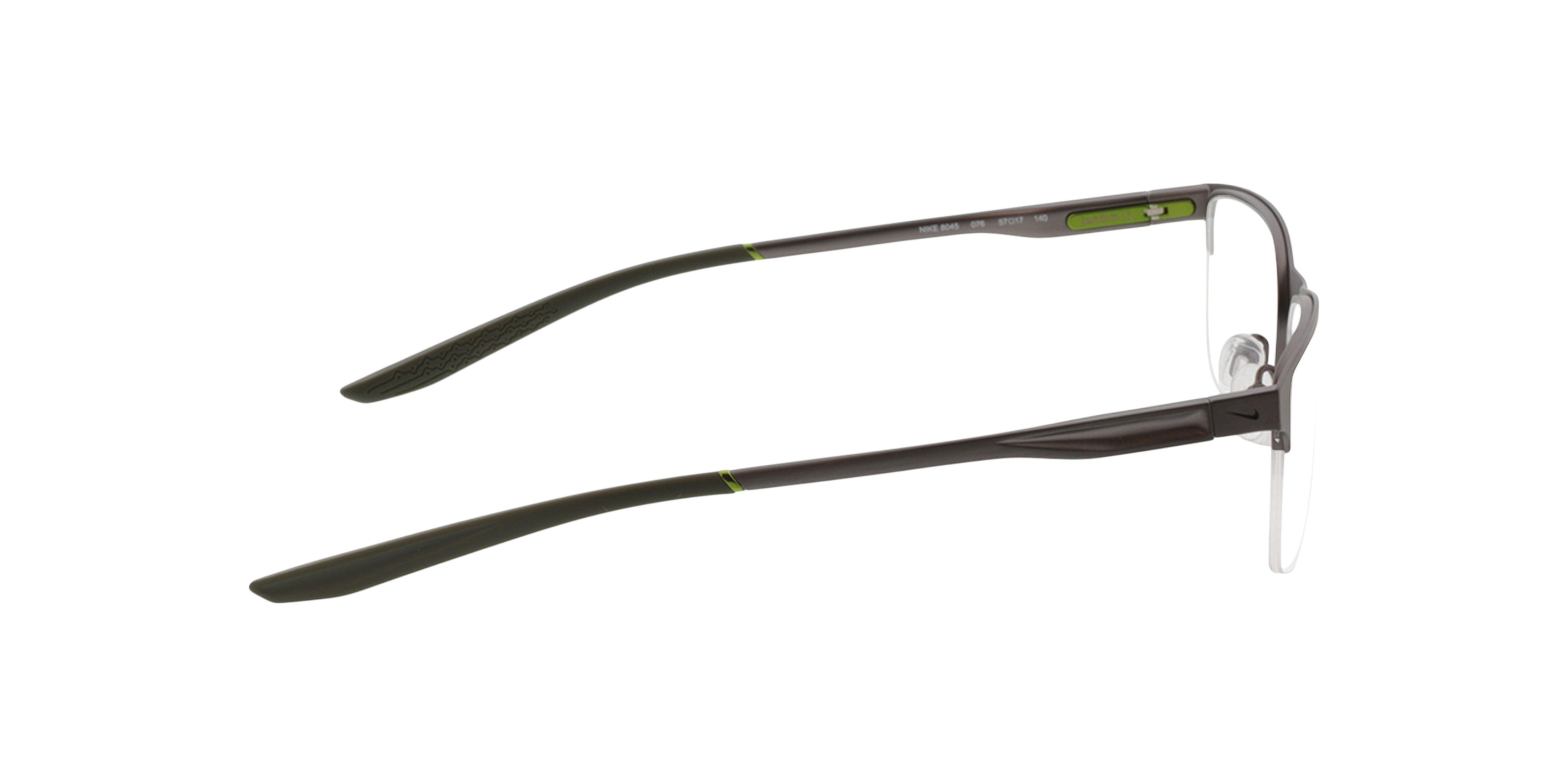 Nike 8045 Zwart MetaalEyeglass Frames van B24, Zijaanzicht