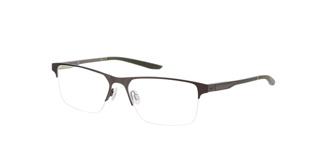 Nike 8045 Schwarz MetallEyeglass Frames von B24, Dreiviertelansicht