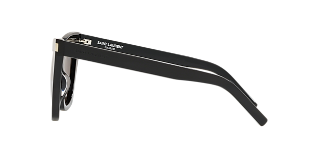 SL 214 KATE Glänzendes Schwarz AcetatSunglass Frames von B24, Seitenansicht