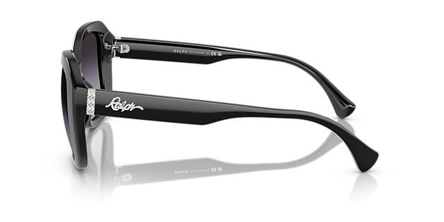 RA5321U Schwarz glänzend AcetatSunglass Frames von B24, Seitenansicht