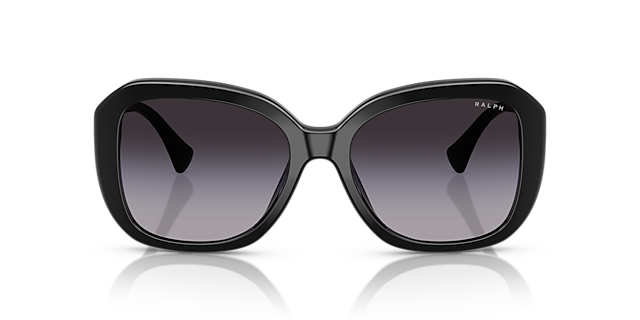 RA5321U Schwarz glänzend AcetatSunglass Frames von B24, Vorderansicht