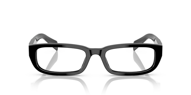 PR B05V Black & Silver Night AcetatEyeglass Frames von B24, Vorderansicht