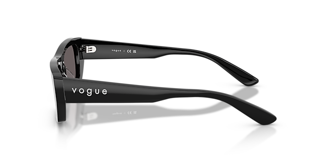 VO5657SU Schwarz AcetatSunglass Frames von B24, Seitenansicht