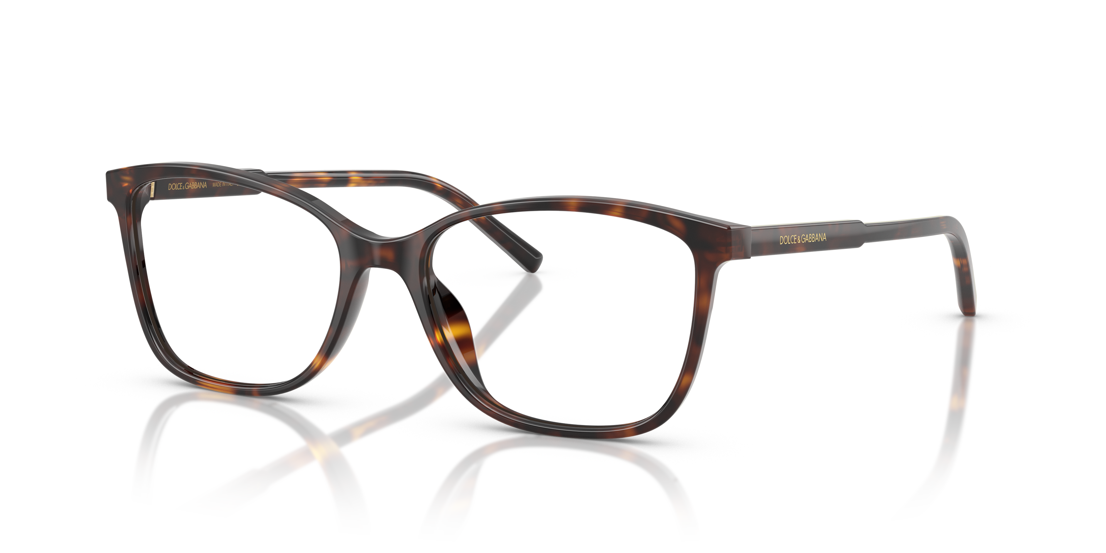 DG3424 Havana AcetaatEyeglass Frames van B24, Hoekweergave