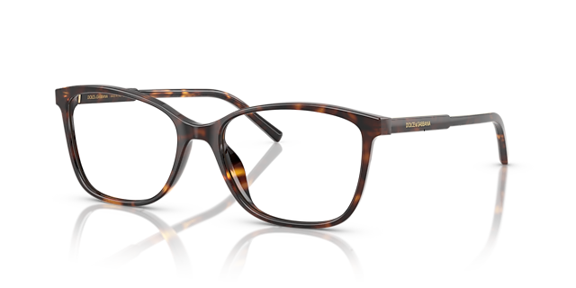 DG3424 Havana AcetatEyeglass Frames von B24, Dreiviertelansicht