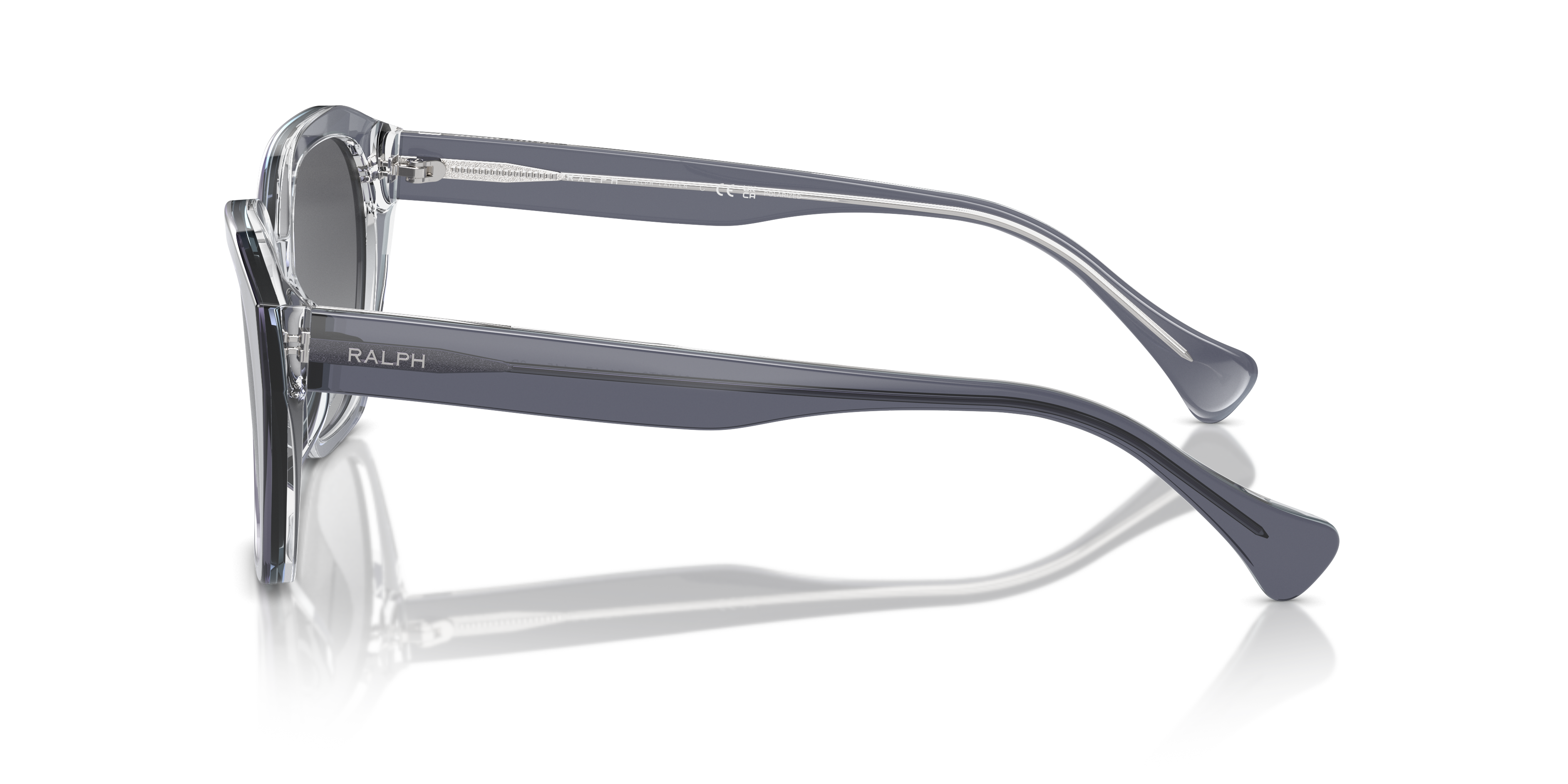 RA5315U Grau transparent AcetatSunglass Frames von B24, Seitenansicht