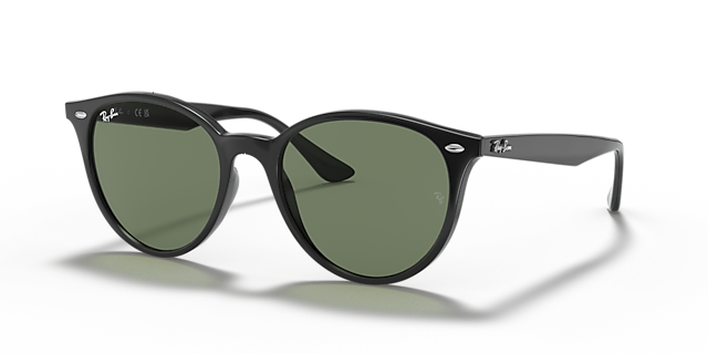 RB4305 Zwart KunststofSunglass Frames van B24, Hoekweergave