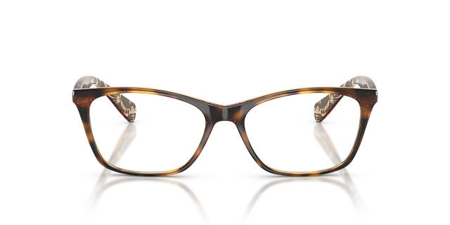 RA7071 Dunkelhavana KunststoffEyeglass Frames von B24, Vorderansicht