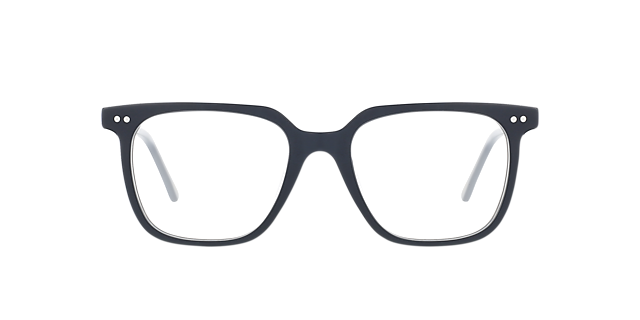 Lloyd Zwart AcetaatEyeglass Frames van B24, Vooraanzicht