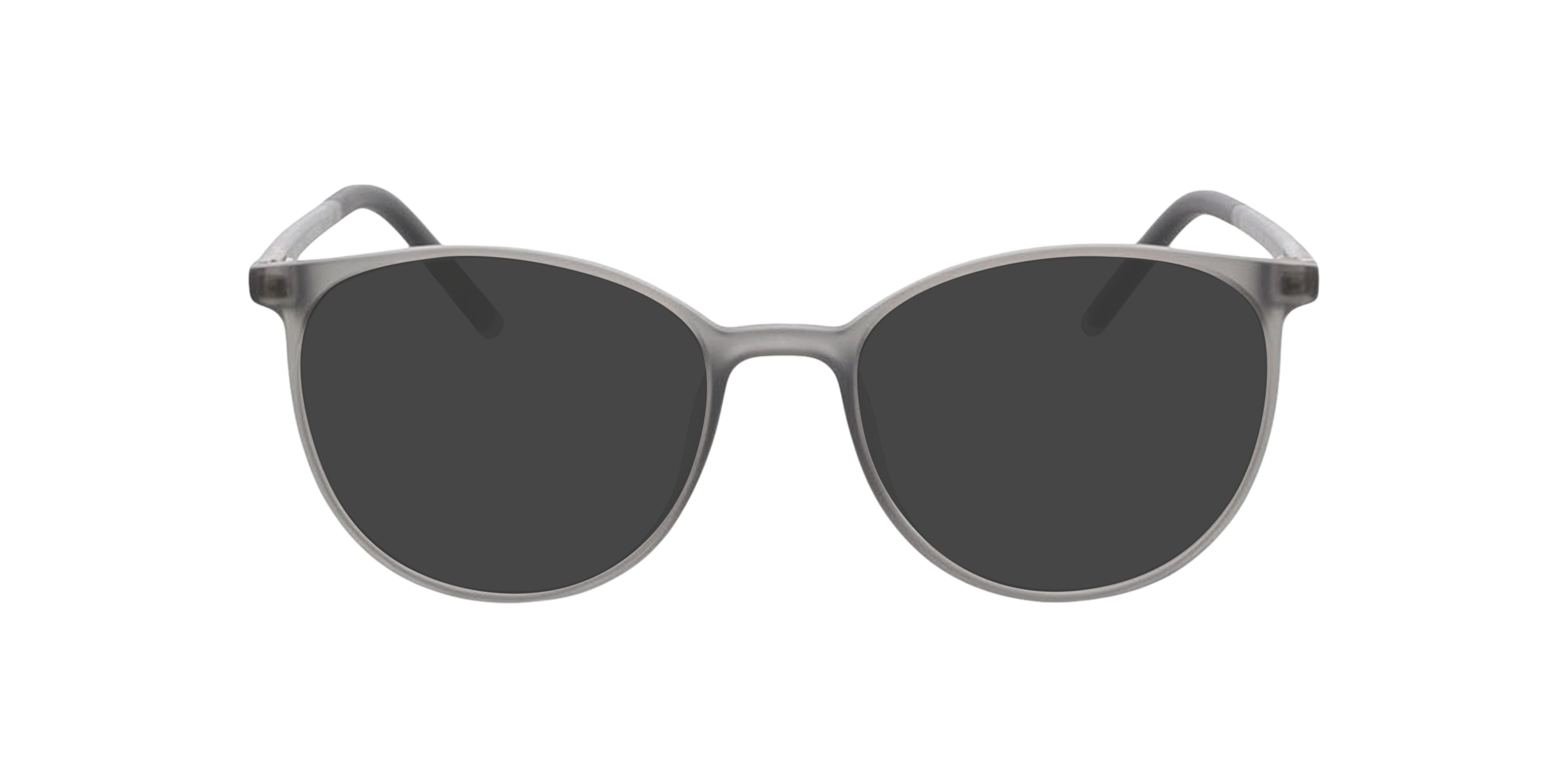 Conroe Kristalgrijs KunststofEyeglass Frames van B24, met getinte lenzen