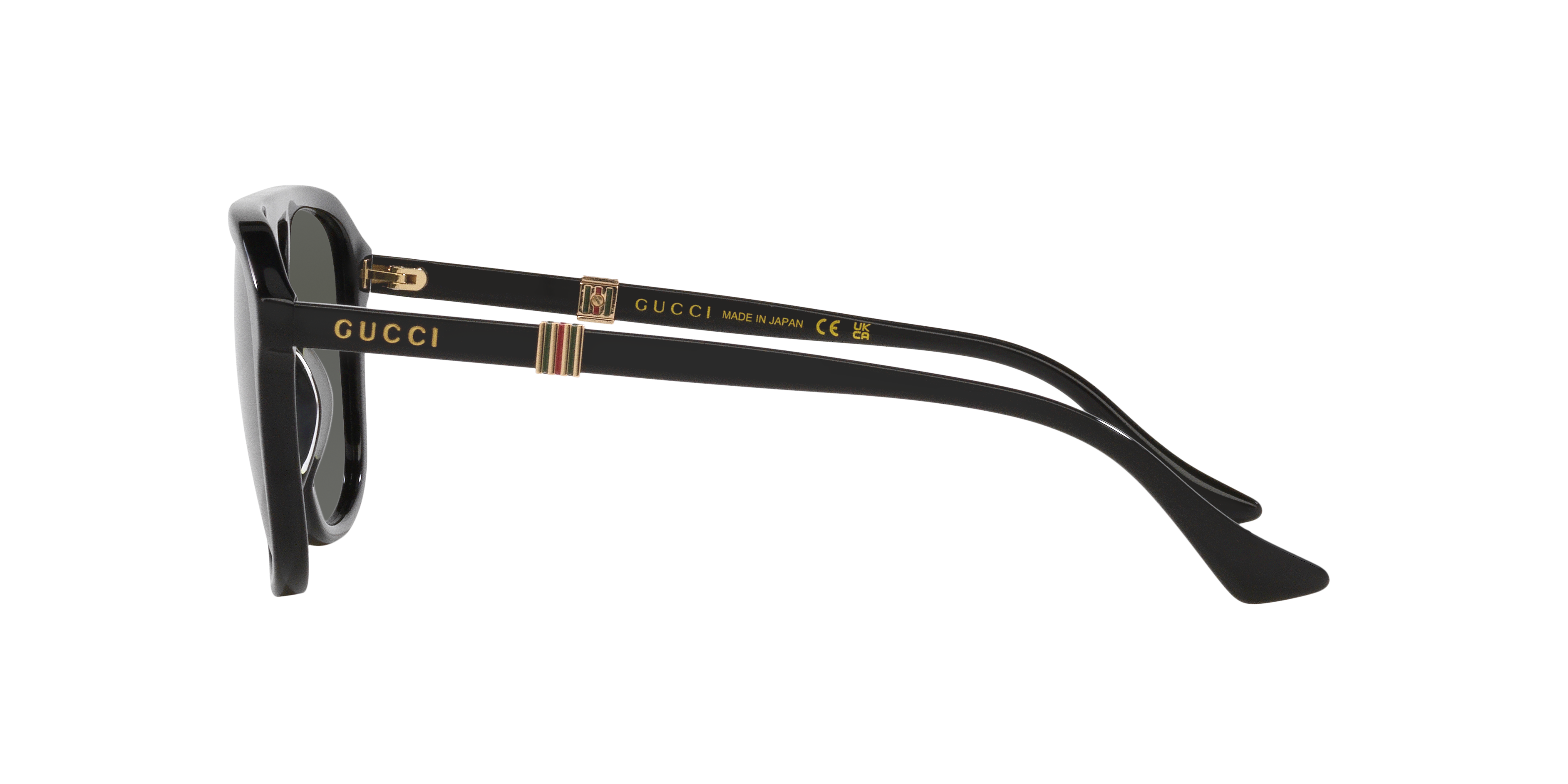 GG1494S Schwarz AcetatSunglass Frames von B24, Seitenansicht