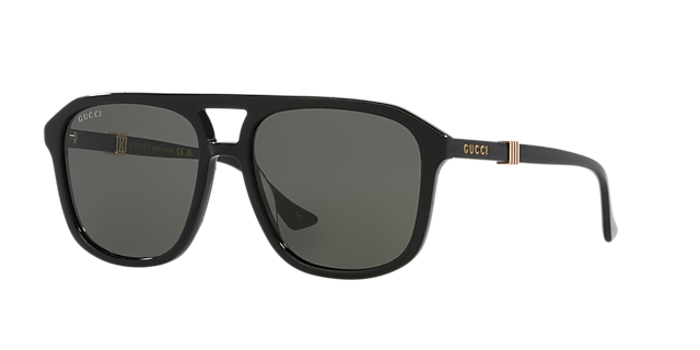 GG1494S Schwarz AcetatSunglass Frames von B24, Dreiviertelansicht