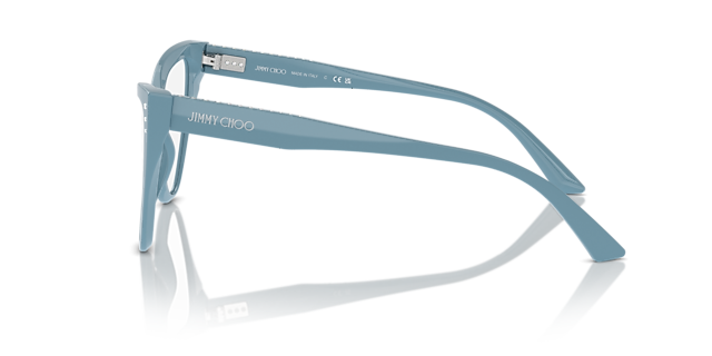 JC3004B Blau AcetatEyeglass Frames von B24, Seitenansicht