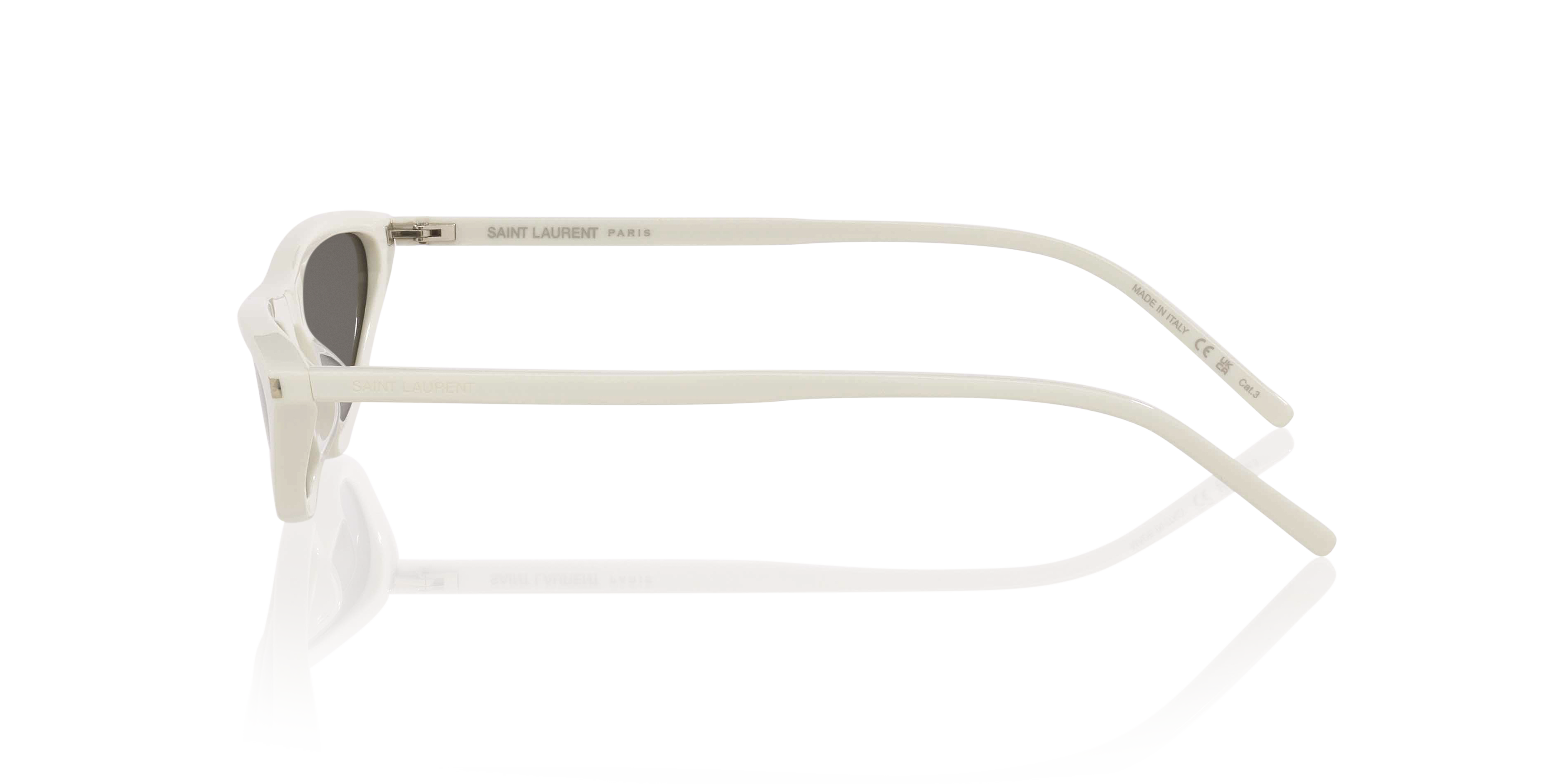 Sl 703 Weiß AcetatSunglass Frames von B24, Seitenansicht