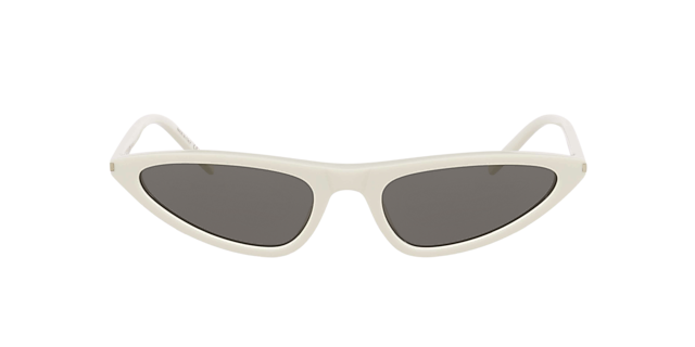 Sl 703 Weiß AcetatSunglass Frames von B24, mit getönten Gläsern