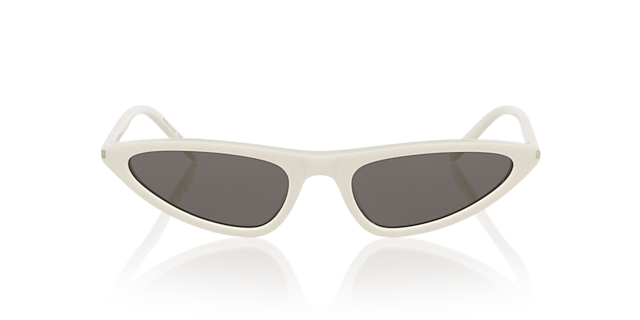 Sl 703 Weiß AcetatSunglass Frames von B24, Vorderansicht