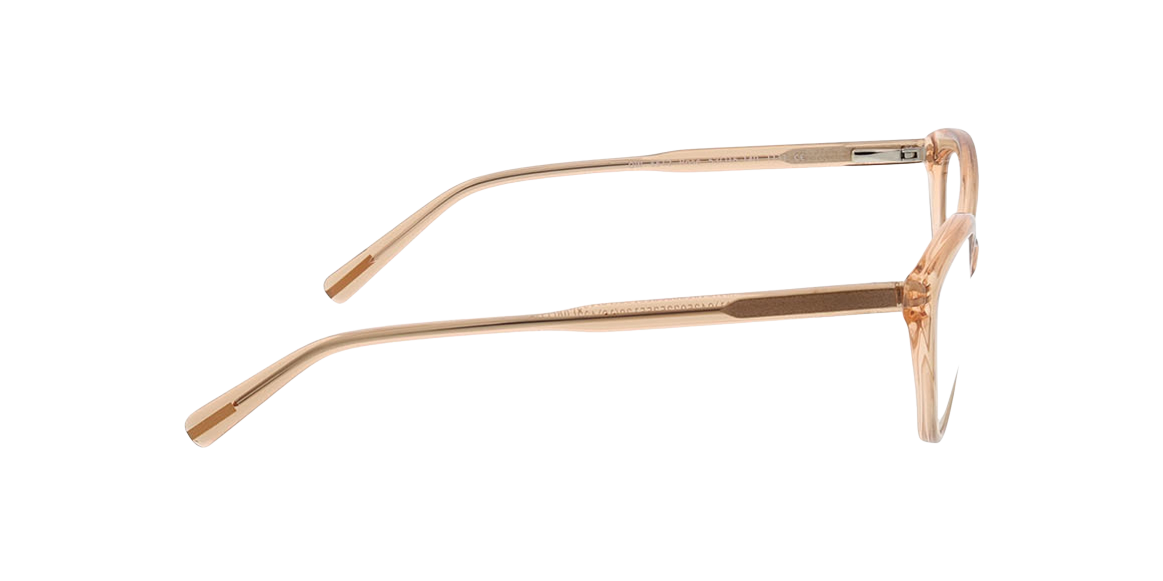 Rose Bilayer Peach AcetatEyeglass Frames von B24, Seitenansicht