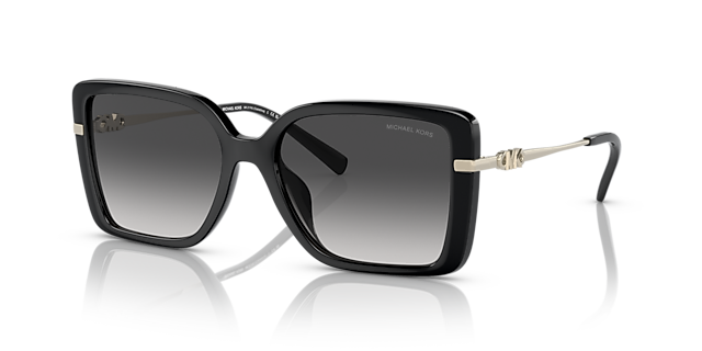 MK2174U Zwart KunststofSunglass Frames van B24, Hoekweergave