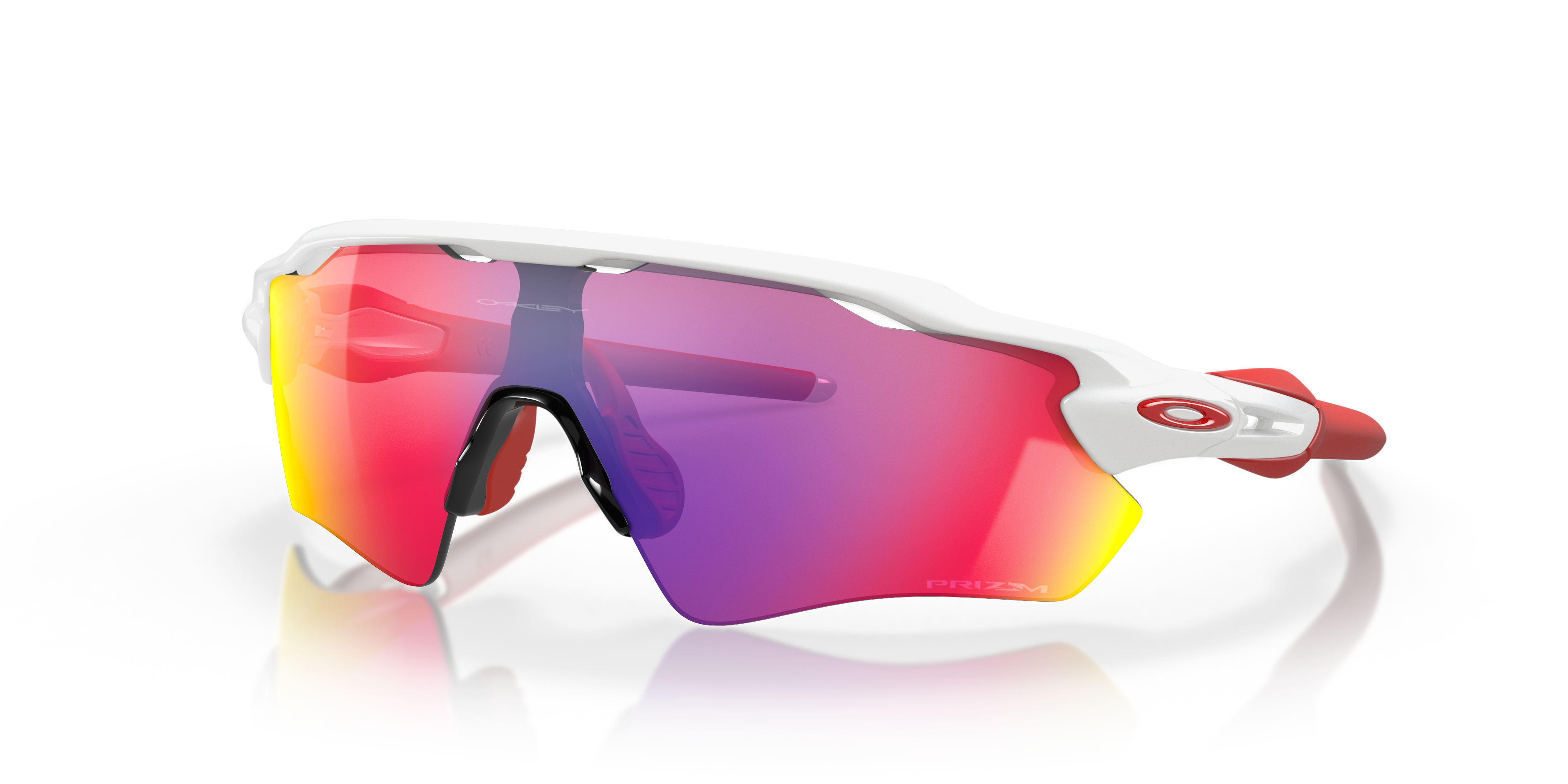 Radar® EV Path® Weiß glänzend KunststoffSunglass Frames von B24, Dreiviertelansicht