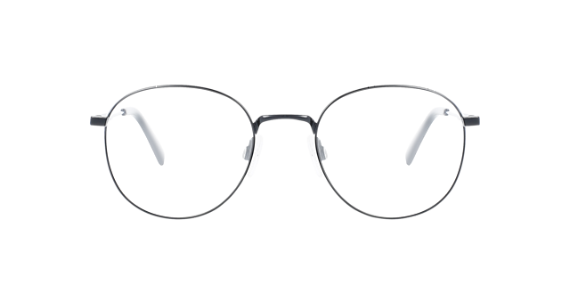 Luke Black Titanium TitanEyeglass Frames von B24, Vorderansicht