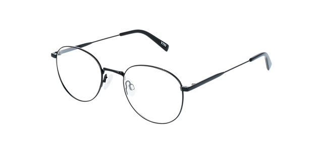 Luke Black Titanium TitanEyeglass Frames von B24, Dreiviertelansicht