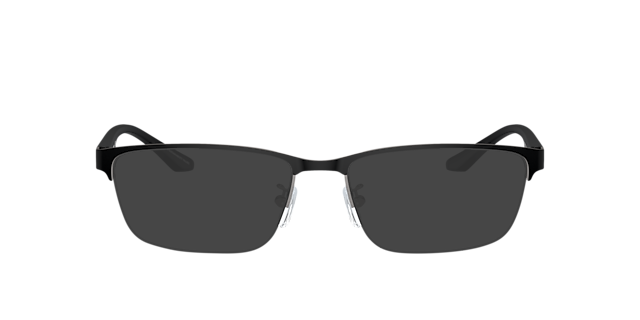 EA1147 Mat staalgrijs & zwart MetaalEyeglass Frames van B24, met getinte lenzen
