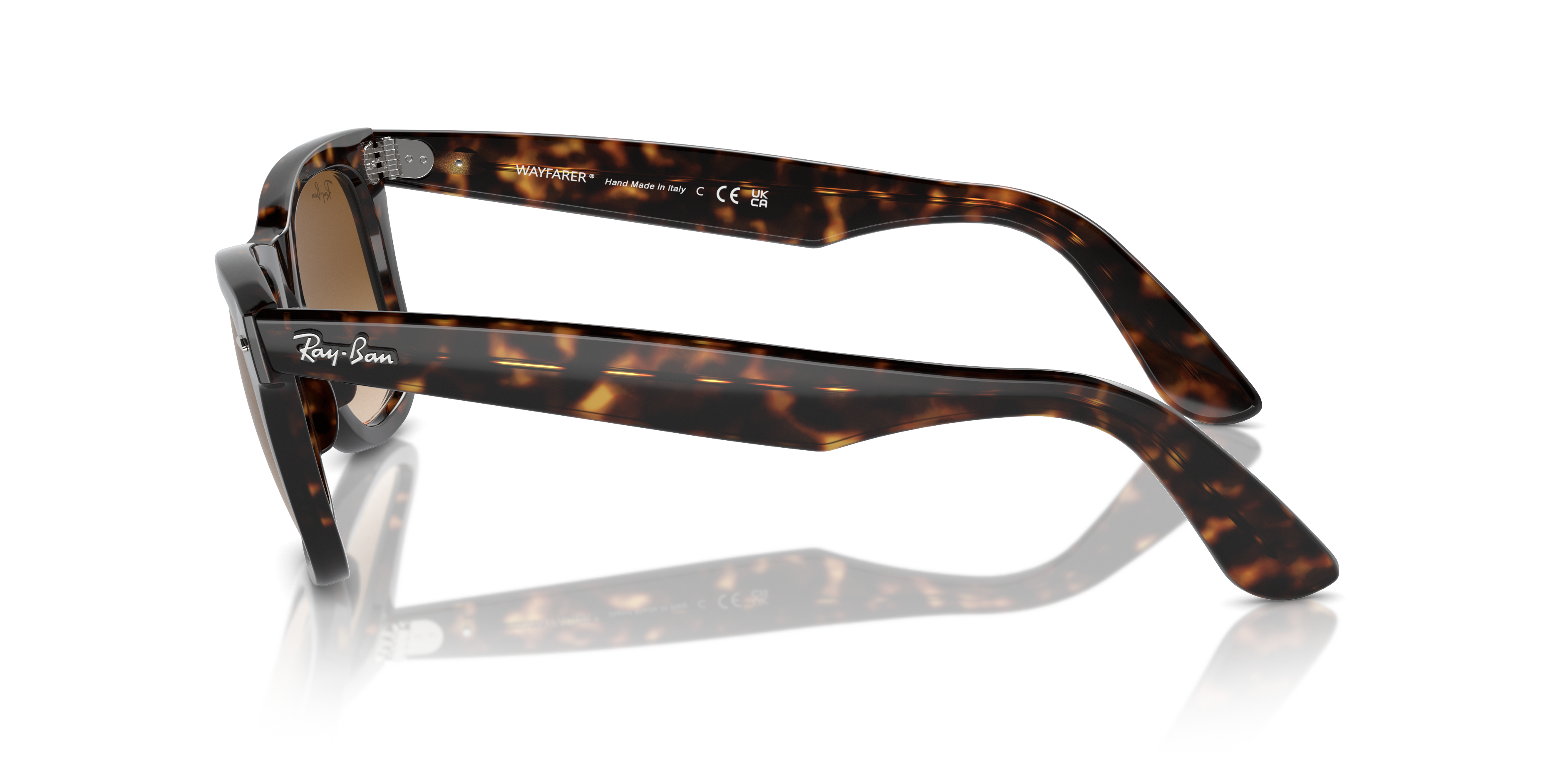 RB2140 Tortoise AcetatSunglass Frames von B24, Seitenansicht