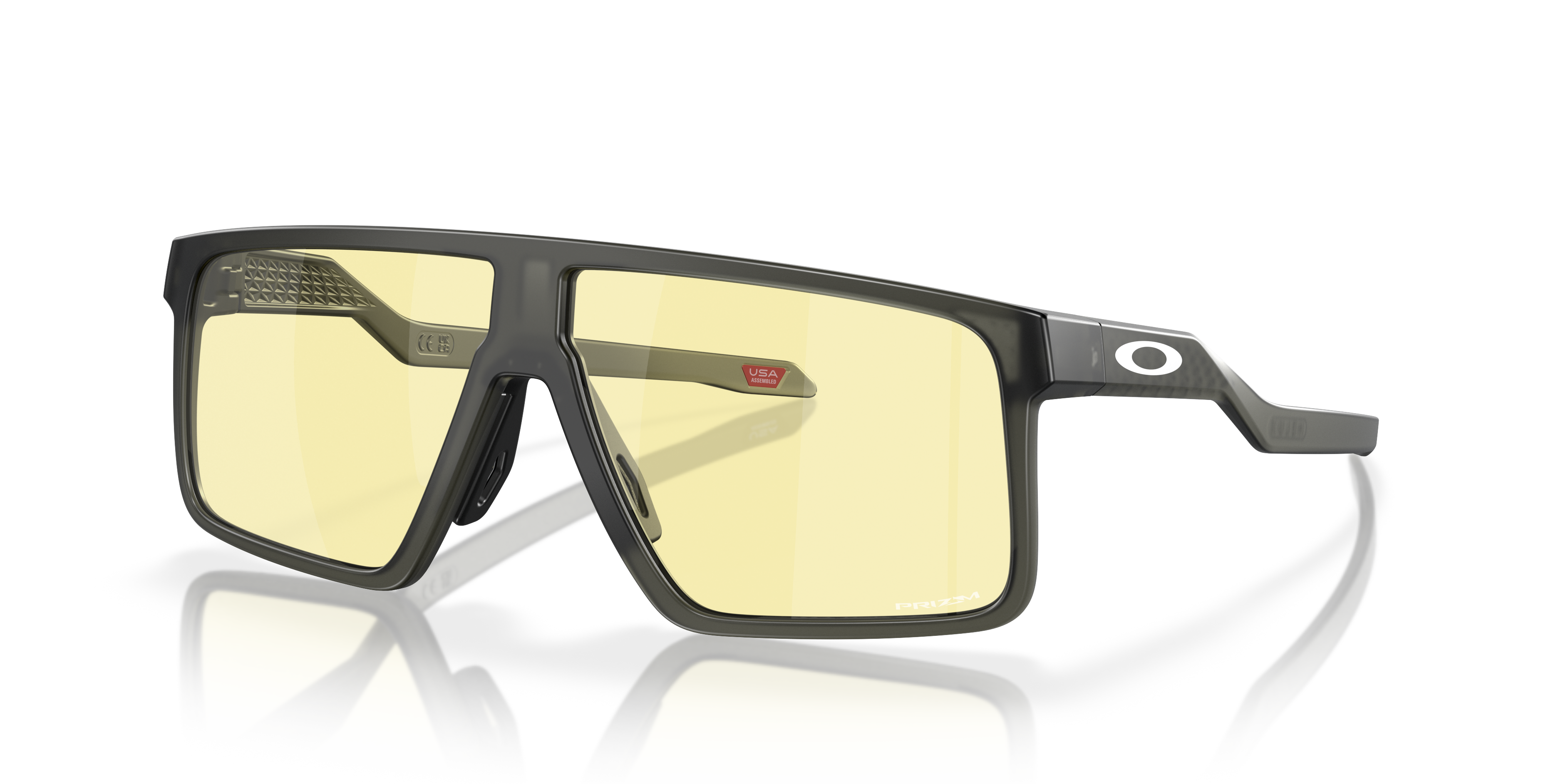 Helux Gaming Collection Matte Grey Smoke KunststoffSunglass Frames von B24, Dreiviertelansicht