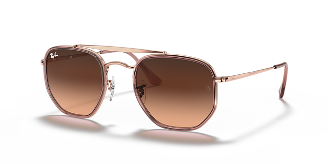RB3648M Koper MetaalSunglass Frames van B24, Hoekweergave