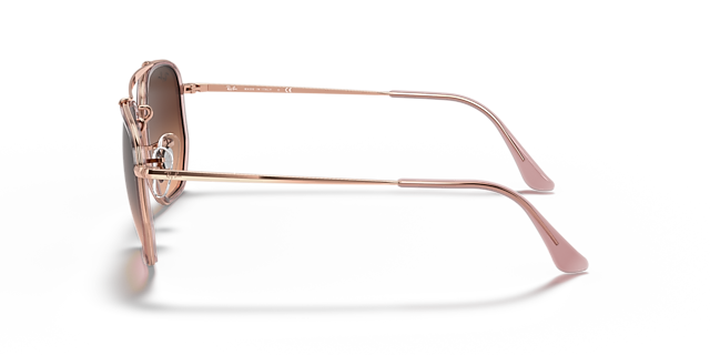 RB3648M Koper MetaalSunglass Frames van B24, Zijaanzicht