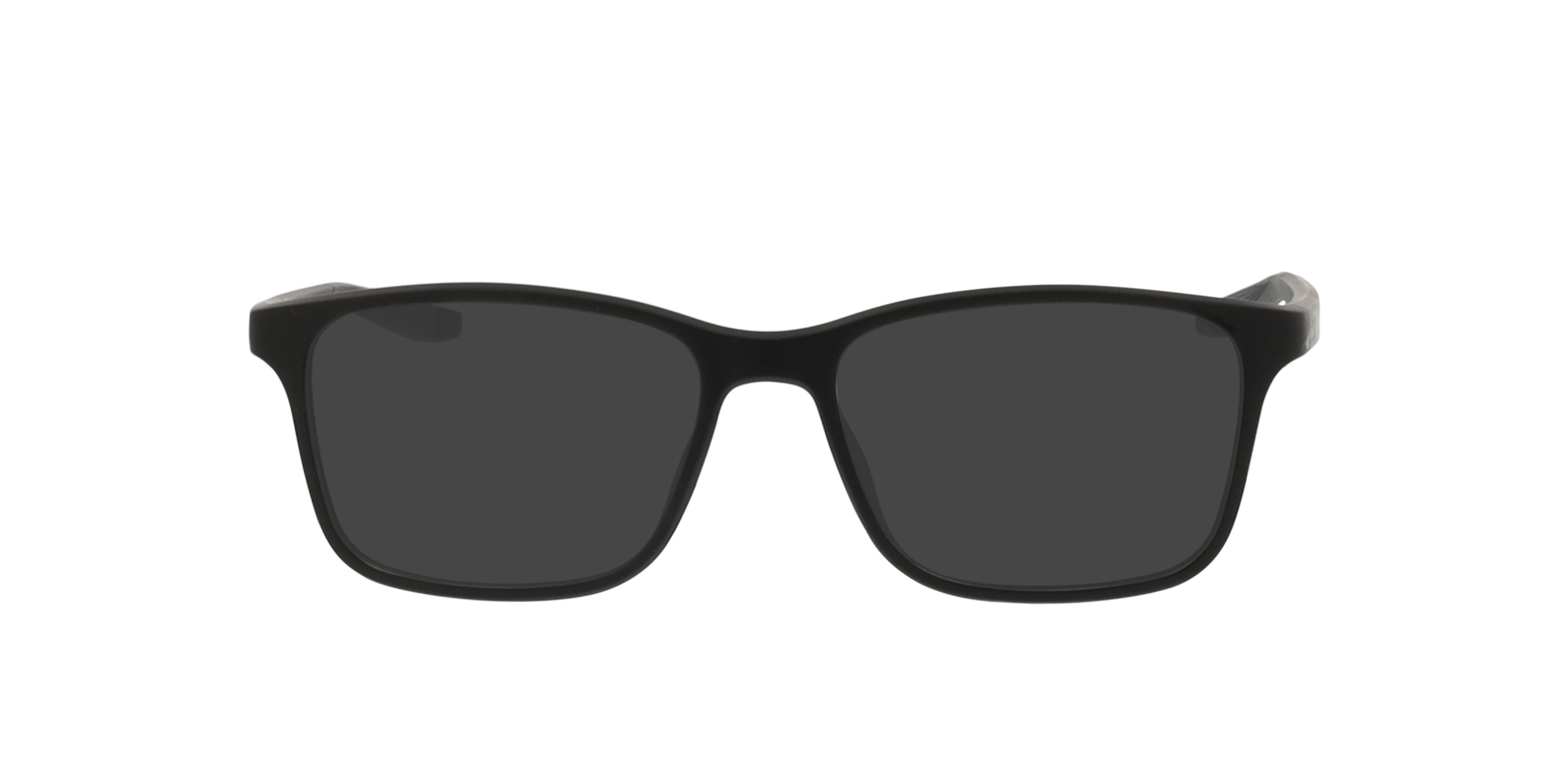 Nike 7117 Zwartmat KunststofEyeglass Frames van B24, met getinte lenzen