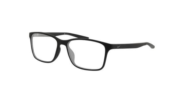 Nike 7117 Matt Schwarz KunststoffEyeglass Frames von B24, Dreiviertelansicht
