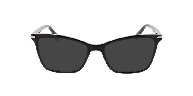 Aurora Zwart KunststofEyeglass Frames van B24, met getinte lenzen