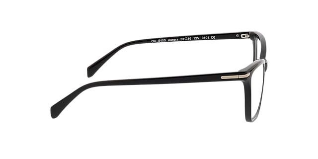 Aurora Zwart KunststofEyeglass Frames van B24, Zijaanzicht