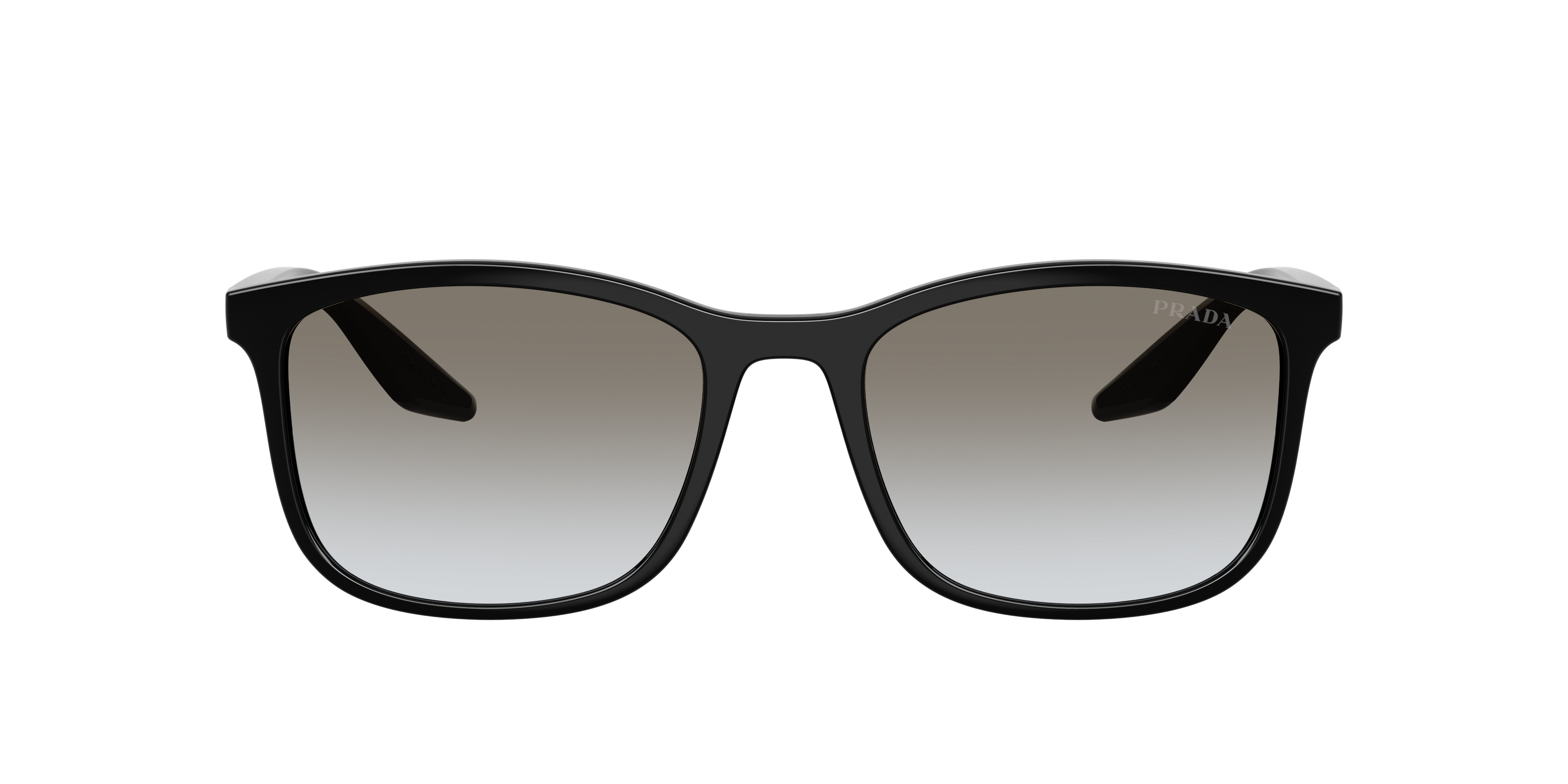PS A08S Schwarz KunststoffSunglass Frames von B24, mit getönten Gläsern