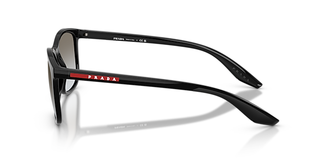 PS A08S Schwarz KunststoffSunglass Frames von B24, Seitenansicht