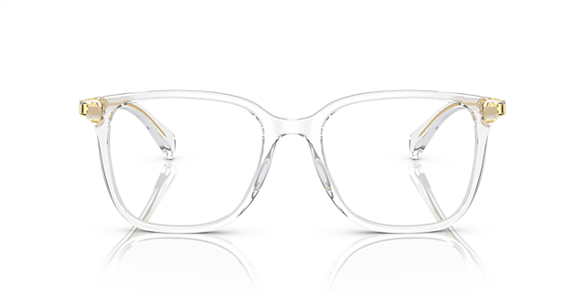 RA7147 Shiny Transparent Crystal AcetatEyeglass Frames von B24, Vorderansicht