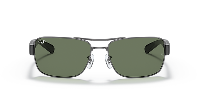RB3522 Staalgrijs MetaalSunglass Frames van B24, Vooraanzicht