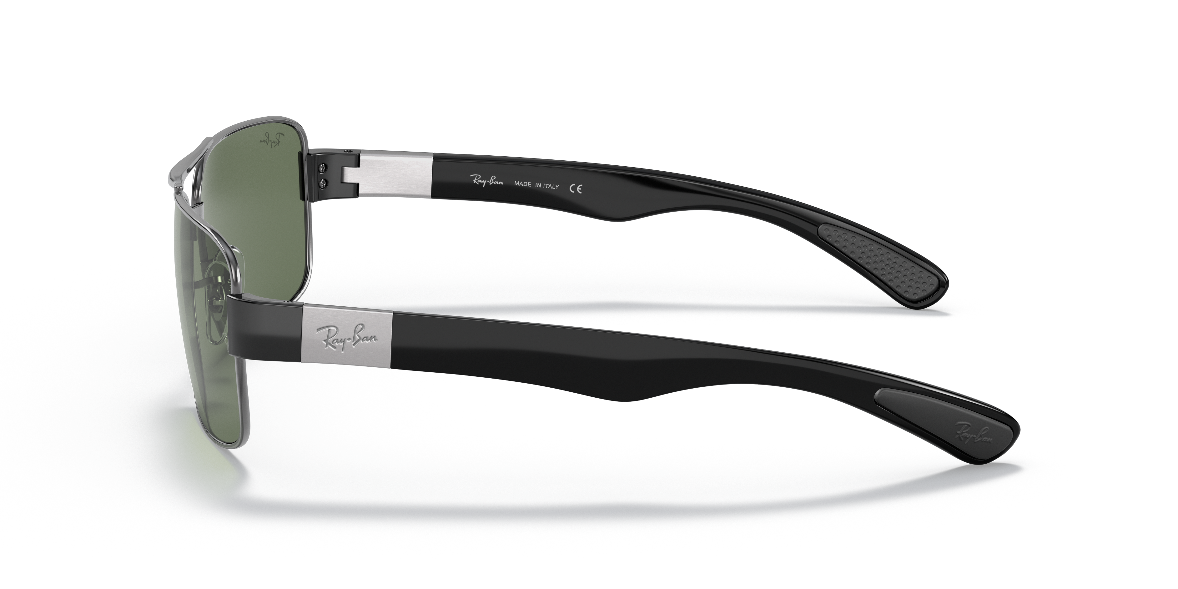 RB3522 Staalgrijs MetaalSunglass Frames van B24, Zijaanzicht